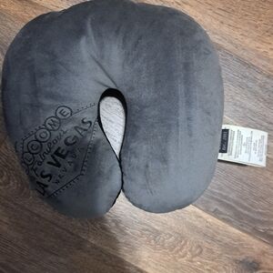 Las Vegas Travel Neck Pillow - Gray